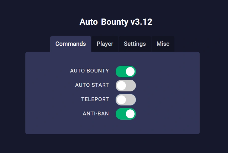 auto bounty gui