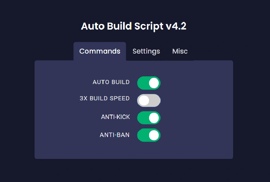 auto build script gui