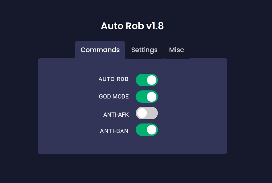 auto rob script gui