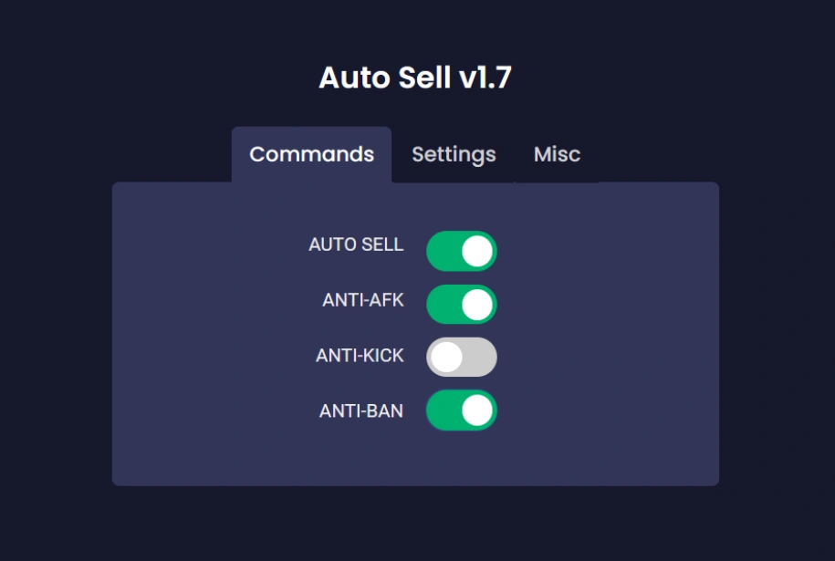 auto sell script gui