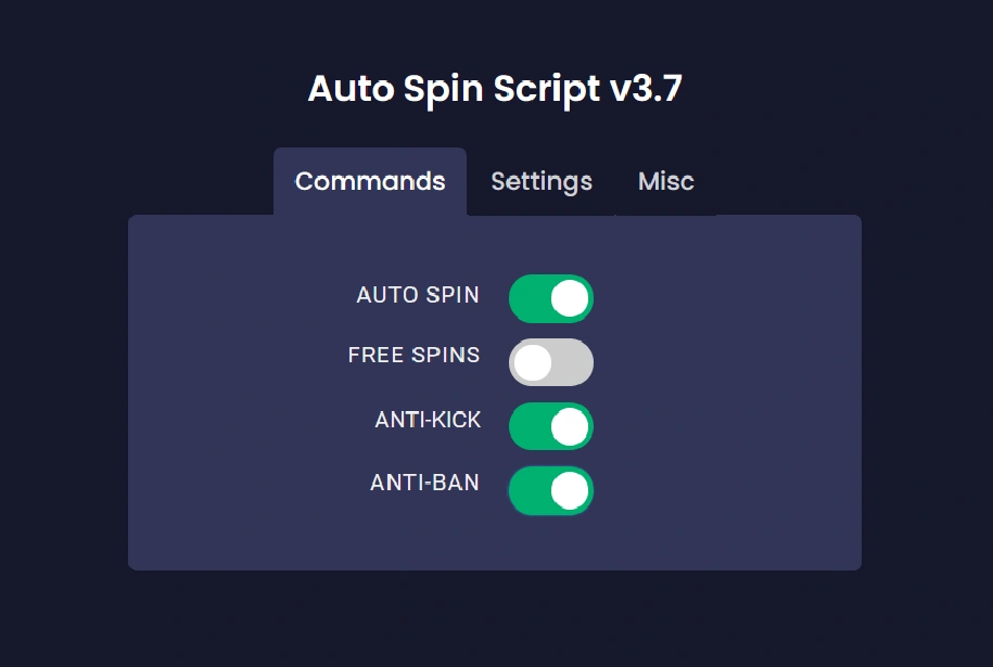 auto spin gui