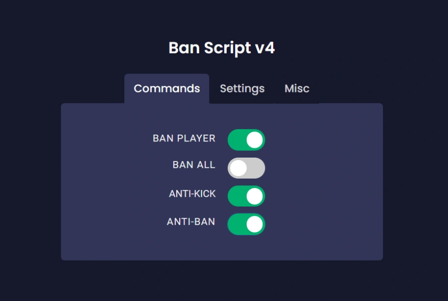 ban script gui