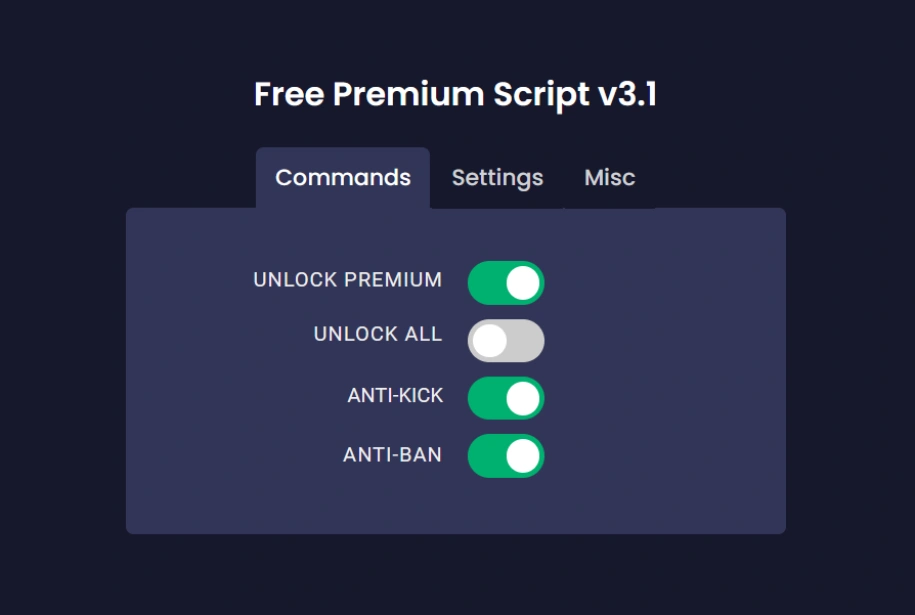 free premium script gui