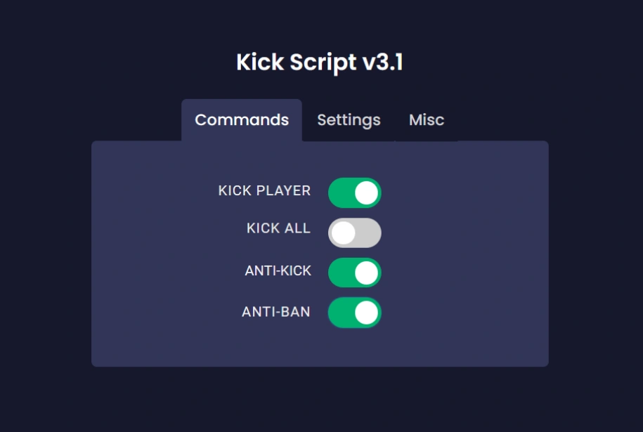 kick script gui