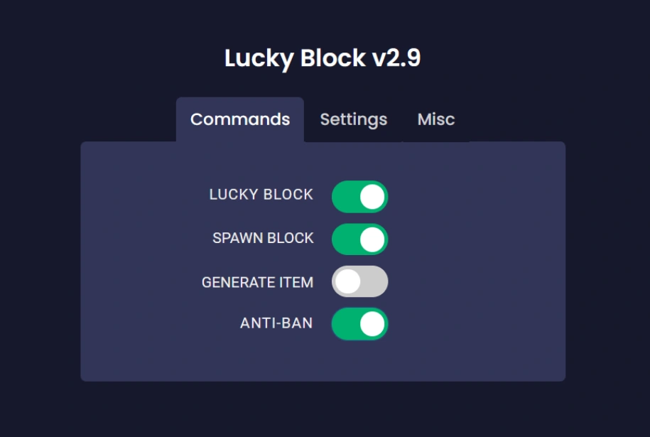 lucky block script gui