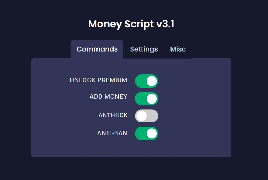 money script gui