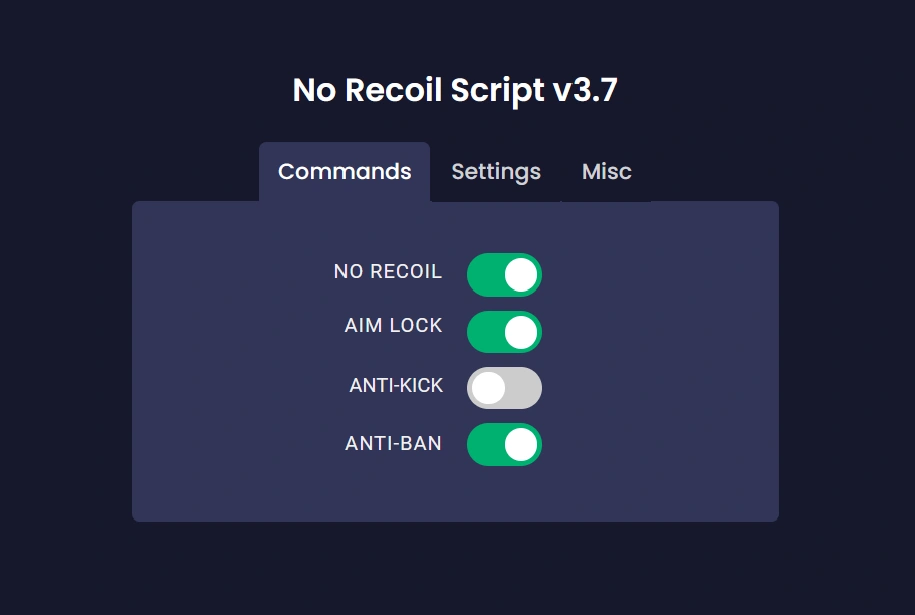 no recoil script gui