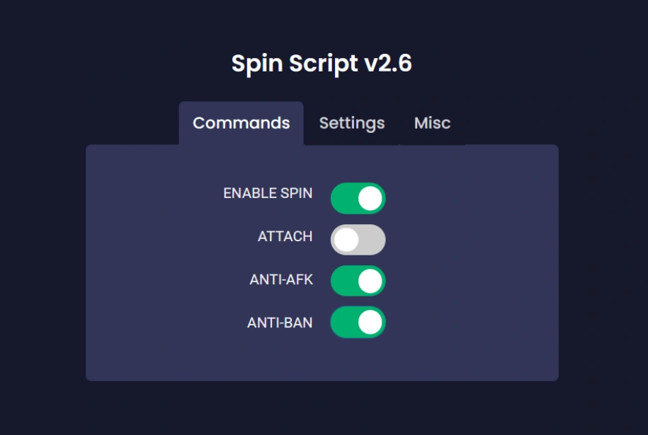 spin script gui