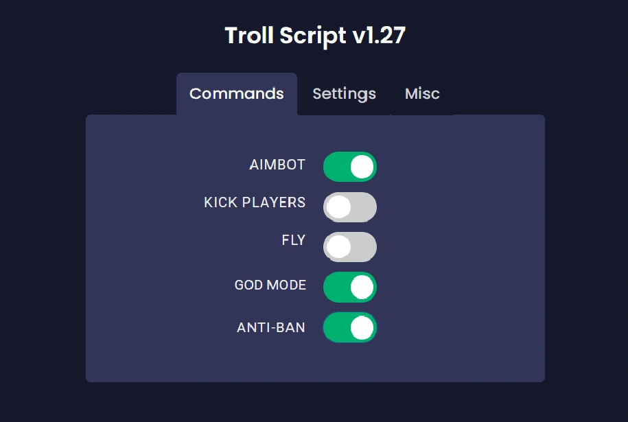 troll script gui