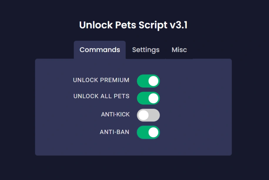 unlock pets script gui